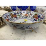 A French porcelain hand painted bowl,