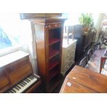 An Oak open bookcase,