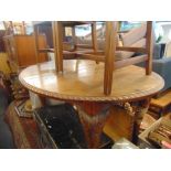 A 19th century wind out table, inc.