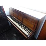 An upright piano