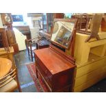 An oak dressing chest