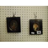 Two miniature pictures