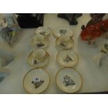 A small qty of antique nursery ware a.