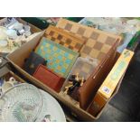 A qty of Chess boards, games etc.