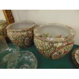 A pair of Canton fishbowl's,