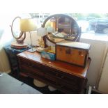 A Mahogany dressing table,