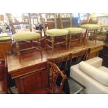 A Victorian mahogany sideboard