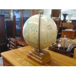 A globe by George F Cram and Co.