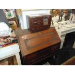 A mahogany bureau