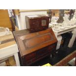 A mahogany bureau a.