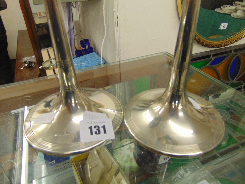 A pair of hallmark silver candlesticks, approx. - Image 3 of 4