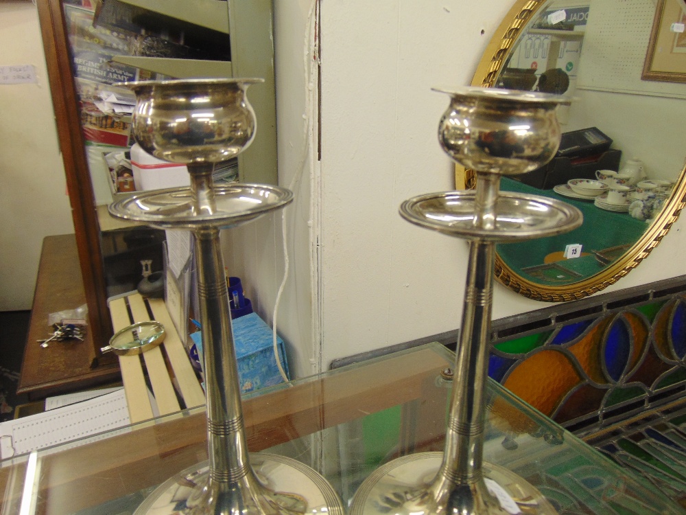 A pair of hallmark silver candlesticks, approx. - Image 4 of 4