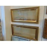 A pair of framed watercolours, Egyptian landscapes, signed Augustus Lamplough,