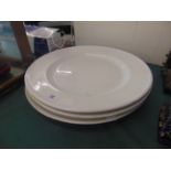 Three large plates,