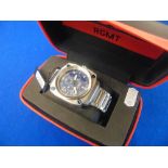 A stainless steel, RGMT, Divers watch,