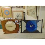 Pair of 1960's mantle clocks