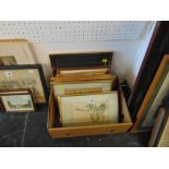 Six framed prints
