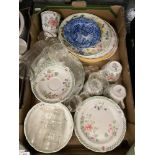 Royal Thailand Tienshan dinner set and a Royal Doulton Victorian garden part set