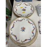 A qty of Minton plates