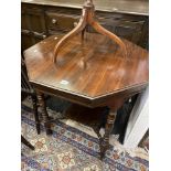 An Oak Octagonal occasional table