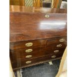 A Georgian Mahogany bureau,