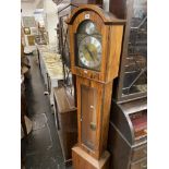 A Rosewood grandmother clock