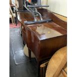 A mahogany sideboard