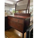 An oak dressing chest