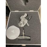 A Silver crystal Swarovski Ballerina