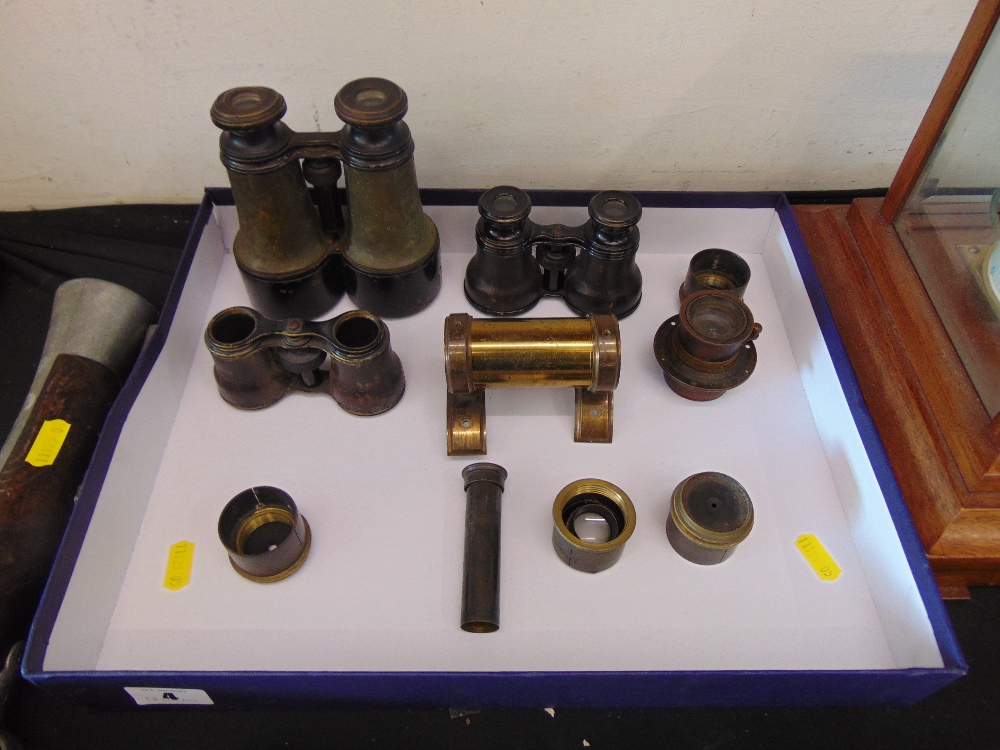 Two pairs of binoculars,