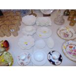 A qty of Coalport china