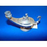 A continental Silver 850 lamp,