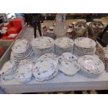 An early Limoges part dinner service approx.