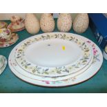 A qty of Wedgewood platters