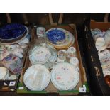 Royal Thailand Tienshan dinner set and a Royal Doulton Victorian garden part set