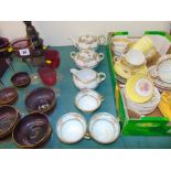 A Noritake part tea set