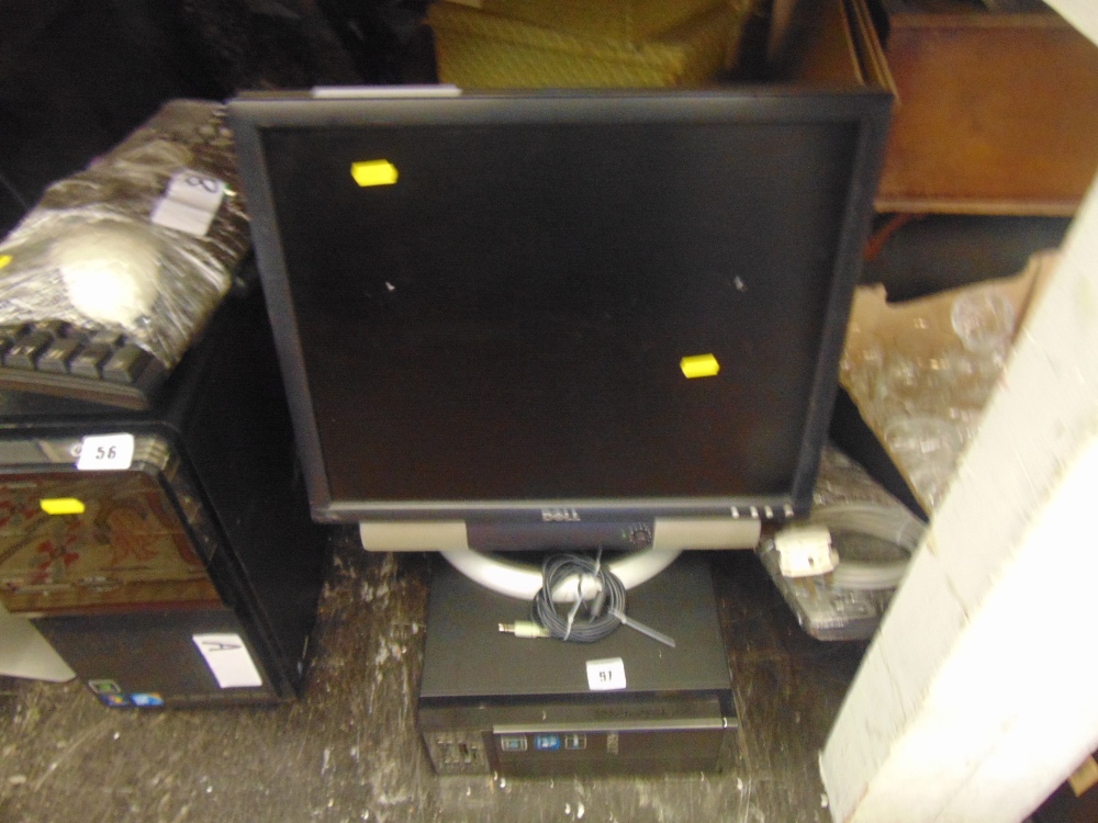 A mini Acer PC 'B' and a monitor