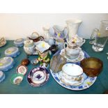 A collection of China inc. Toby jugs, Copenhagen etc.