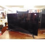 A Samsung 42" smart television and remote