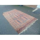 A Persian Baluch carpet,