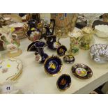 A qty of Limoges china
