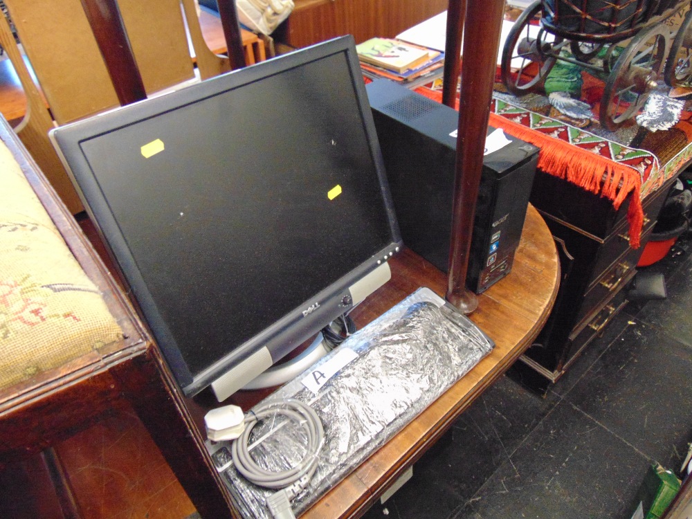 A mini Acer PC 'B' and a monitor - Image 2 of 2