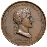 MEDAGLIE NAPOLEONICHE Napoleone Imperatore (1804-1814) Medaglia 1806 SAXONIA LIBERATA BORVSSIS