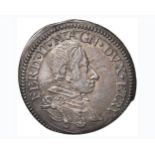 FIRENZE Ferdinando II (1621-1670) Testone 1636 – MIR 298 AG (g 9,38) R Bella patina di vecchia