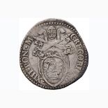 Gregorio XIII (1572-1585) Fano - Giulio – Munt. 392 AG (g 3,05) RR