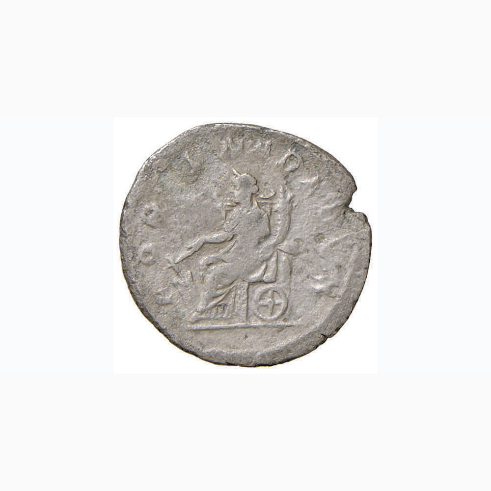 Gordiano III (238-244) Antoniniano – Busto radiato a d. – R/ Roma seduta a s. – AG (g 2,66) - Image 2 of 2