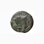 Anonime - Triens (dopo il 211 a.C.) Testa di Minerva a d. - R/ Prua a d., sopra, ROMA – Cr. 56/4