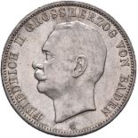 GERMANIA Baden – Federico II (1907-1818) 5 Marchi 1913 – KM 281 AG (g 27,79) Minimi graffietti