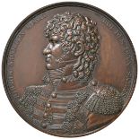 MEDAGLIE NAPOLEONICHE Medaglia 1815 Morte di Gioacchino Murat – Opus: Jaley – AE (g 194 – 75