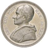 Leone XIII (1878-1903) Medaglia 1898 A. XXI – Opus: Bianchi – AG (g 34,43 – Ø 44 mm)